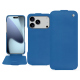 Funda de piel Apple iPhone 17 Pro Max - Bleu Veggie ( Pantone #3f5864 ) 