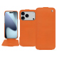 Housse cuir Apple iPhone 17 Pro Max - Orange Veggie ( Pantone #cb6015 ) 