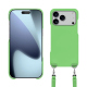 Schutzhülle mit Schulterriemen Apple iPhone 17 Pro Max - Vert olive ( Nappa - Pantone #a7c58e ) 