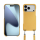Schutzhülle mit Schulterriemen Apple iPhone 17 Pro Max - Or Maïa ( Pantone 871C ) 