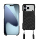 Apple iPhone 17 Pro Max shell with shoulder strap - Serpent nero ( Noir / Black) 