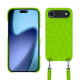 Apple iPhone 17 Pro Max shell with shoulder strap - Vert fluo - Couture ( Pantone #00ab5f ) 