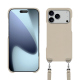 Carcasa Apple iPhone 17 Pro Max con bandolera - Beige Veggie ( Pantone #dab9a1 ) 