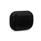 Coque Apple AirPods Pro (2025) - Crocodile nero ( Noir / Black) 