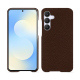 Lederschutzhülle Samsung Galaxy S25 FE - Châtaigne ( Pantone #1b1107 ) 