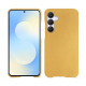 Funda de piel Samsung Galaxy S25 FE - Or Maïa ( Pantone 871C ) 