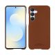 Funda de piel Samsung Galaxy S25 FE - Marron PU ( Pantone #8B4720 )