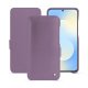 Samsung Galaxy S25 FE leather case - Lilas ( Nappa - Pantone #b9a3e3 ) 