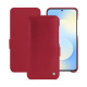 Capa em pele Samsung Galaxy S25 FE - Rouge passion ( Pantone #a6192e ) 
