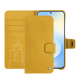 Funda de piel para cartera Samsung Galaxy S25 FE - Jaune soulèu ( Pantone #F3B934 )