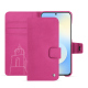 Funda de piel para cartera Samsung Galaxy S25 FE - Rose BB ( Pantone #DB599F )