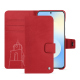 Capa de couro para carteira Samsung Galaxy S25 FE - Rouge troupelenc ( Pantone #AB191A )