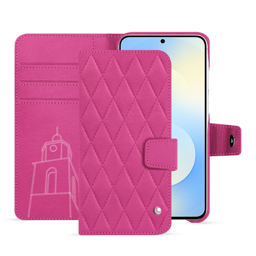 Funda tipo cartera Samsung Galaxy S25 FE | Luxe NoreveRose BB - Couture ( Pantone #DB599F )