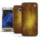 Custodia in pelle Samsung Galaxy S7 Edge - Doré Patine