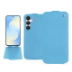 Samsung Galaxy S25 FE leather case - Bleu ciel ( Nappa - Pantone #abcae9 ) 