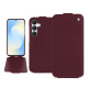 Capa em pele Samsung Galaxy S25 FE - Lie de vin ( Pantone #412234 ) 