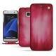 Lederschutzhülle Samsung Galaxy S7 Edge - Rose Patine