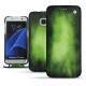 Funda de piel Samsung Galaxy S7 Edge - Vert Patine