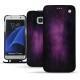 硬质真皮保护套 Samsung Galaxy S7 Edge - Violet Patine