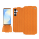 硬质真皮保护套 SSamsung Galaxy S25 FE - Abaca arancio ( Pantone #d77540 )