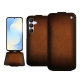 Custodia in pelle Samsung Galaxy S25 FE - Marron Patine