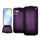 Lederschutzhülle Samsung Galaxy S25 FE - Violet Patine
