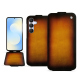 Lederschutzhülle Samsung Galaxy S25 FE - Fauve Patine