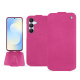Capa em pele Samsung Galaxy S25 FE - Rose BB ( Pantone #DB599F )