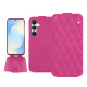 Capa em pele Samsung Galaxy S25 FE - Rose BB - Couture ( Pantone #DB599F )