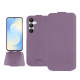 Funda de piel Samsung Galaxy S25 FE - Lilas PU ( Pantone #b9a3e3 )