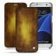 Samsung Galaxy S7 Edge leather case - Doré Patine