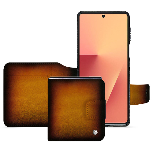 Custodia a portafoglio Galaxy Z Flip7 – Lusso e protezione | NoreveFauve Patine