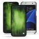 Capa em pele Samsung Galaxy S7 Edge - Vert Patine