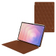 Funda de piel Samsung Galaxy Tab S11 Ultra - Marron - Couture ( Nappa - Pantone #8B4720 ) 
