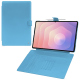 Capa em pele para Samsung Galaxy Tab S11 Ultra - Bleu ciel ( Nappa - Pantone #abcae9 ) 