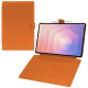 Funda cartera de piel para Samsung Galaxy Tab S11 Ultra - Orange ( Nappa - Pantone #ff9351 ) 