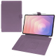 Capa em pele para Samsung Galaxy Tab S11 Ultra - Lilas ( Nappa - Pantone #b9a3e3 ) 