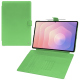 Capa em pele para Samsung Galaxy Tab S11 Ultra - Vert olive ( Nappa - Pantone #a7c58e ) 