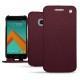 Custodia in pelle HTC 10 - Lie de vin ( Pantone 5115C ) 