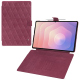 Funda cartera de piel para Samsung Galaxy Tab S11 Ultra - Passion vintage - Couture ( Pantone #591d16 ) 