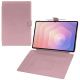 Capa em pele para Samsung Galaxy Tab S11 Ultra - Rose PU ( Pantone #efbae1 ) 