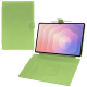 三星Galaxy Tab S11 Ultra皮革钱包式保护套 - Vert olive PU ( Pantone #a7c58e )