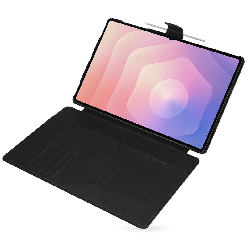 Funda cartera de piel para Samsung Galaxy Tab S11 Ultra