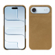 Capa em pele Apple iPhone 17 Air - Sable vintage ( Pantone #9b7340 ) 