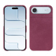 Apple iPhone 17 Air leather cover - Passion vintage ( Pantone #591d16 ) 