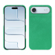Capa em pele Apple iPhone 17 Air - Menthe vintage ( Pantone #37b375 ) 