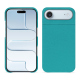 Coque cuir Apple iPhone 17 Air - Bleu fluo 
