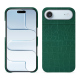 Coque cuir Apple iPhone 17 Air - Crocodile pino ( Pantone #173F35 ) 