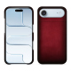 Coque cuir Apple iPhone 17 Air - Rouge Patine