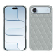 Lederschutzhülle Apple iPhone 17 Air - Gris - Couture ( Nappa - Pantone #c1c6c8 ) 
